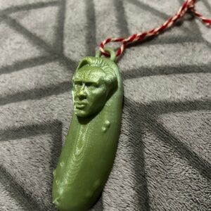 Unique Green Pickle Ornament